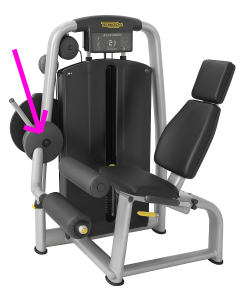 CAMPANA CARTER LEG EXTENSION /CURL SELECTION TECHNOGYM (compatibile con articolo S0C1150AA-GG)